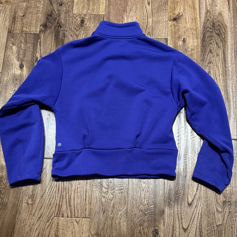 Athleta Women's Purple Quarter-Zip Sz S - Picture 4 of 4